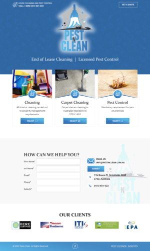 Landing Page-Design von Titan Eagle für dieses Projekt | Design: #26438730