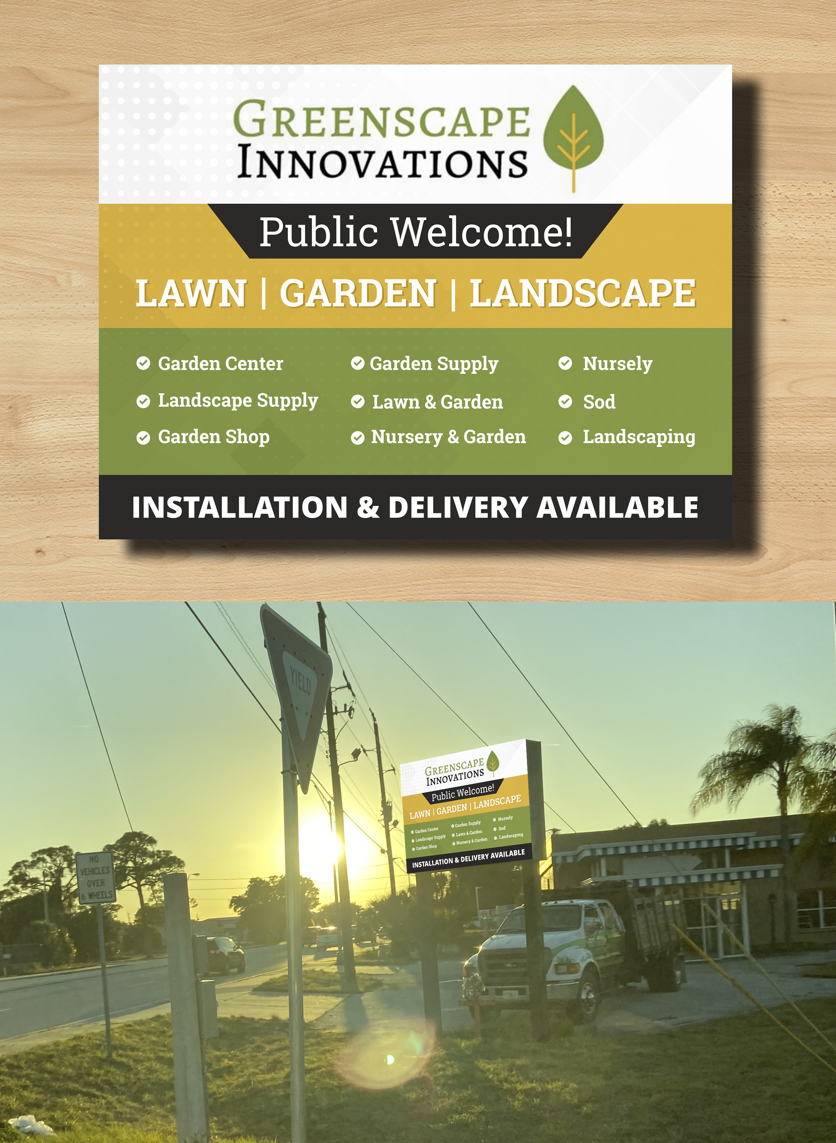 Signage Design by ecorokerz for this project | Design #26435130