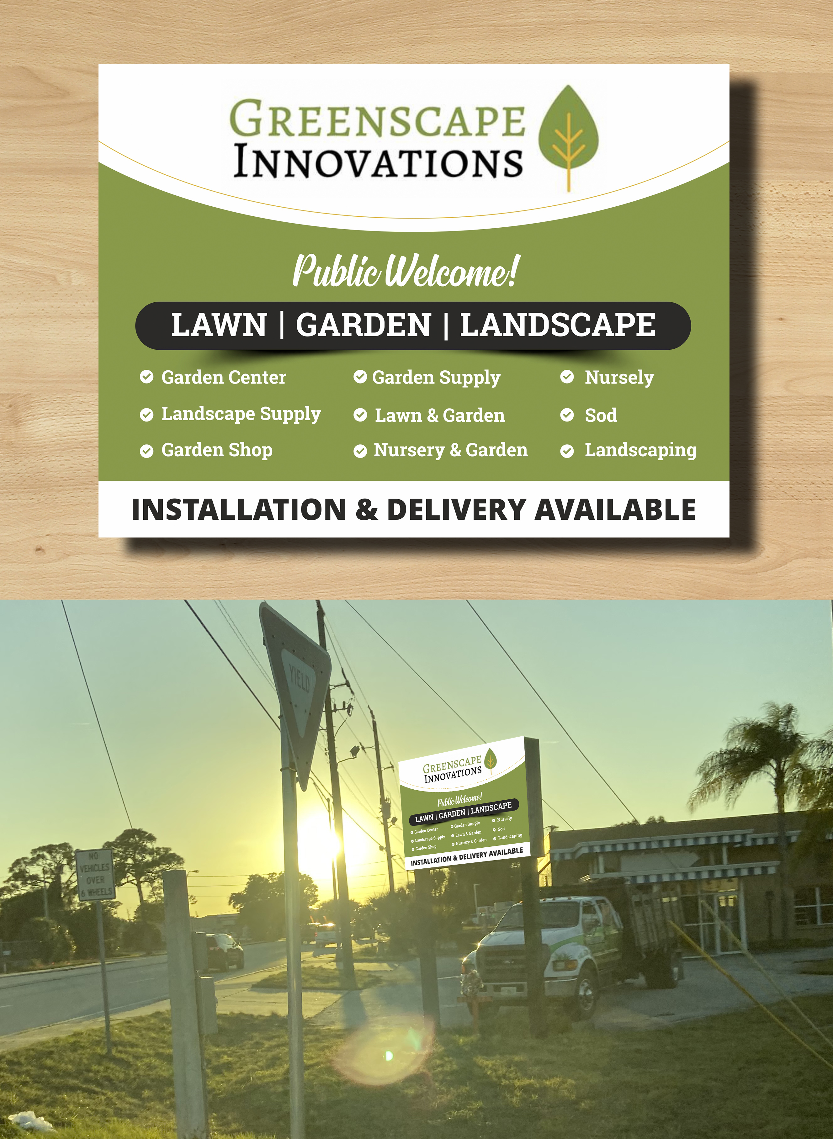Signage Design by ecorokerz for this project | Design #26435131