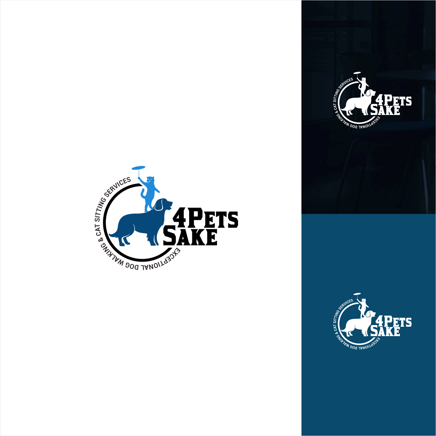 Logo-Design von Arham Hidayat für 4 Pets' Sake | Design #26453627