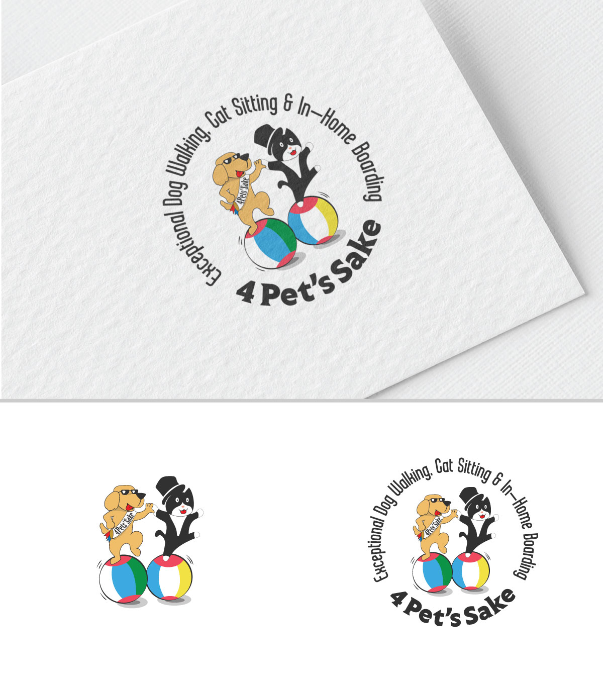 Logo-Design von Arjuna Design für 4 Pets' Sake | Design #26457677