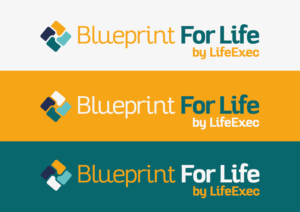 Blueprint for Life   with optional "by LifeExec" | Logo Design by grrssn