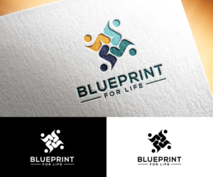 Blueprint for Life   with optional "by LifeExec" | Logo Design by step forward 2