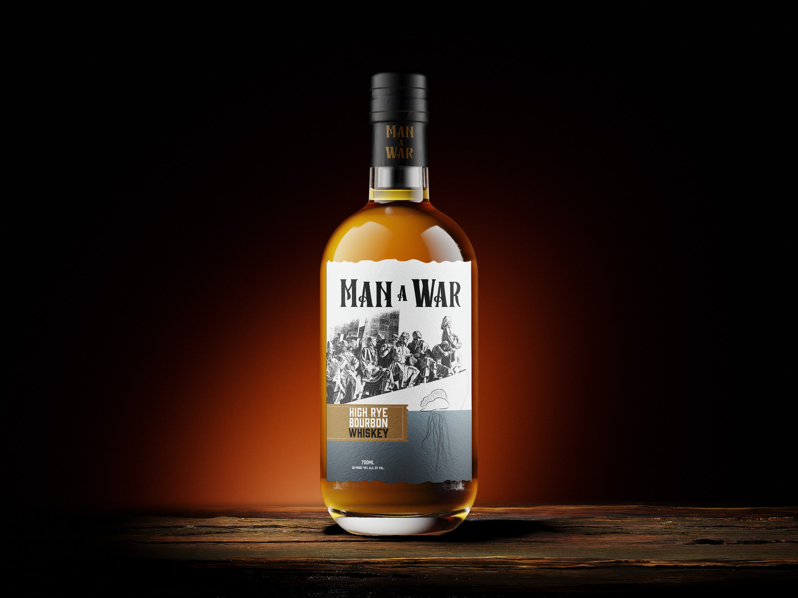 Diseño de Etiqueta por Sergio Coelho para Next Century Spirits | Diseño #26483055