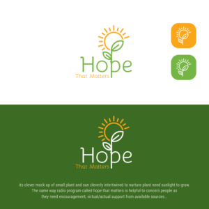 Logo Design by nandkumar for Hope That Matters | Design: #26440534