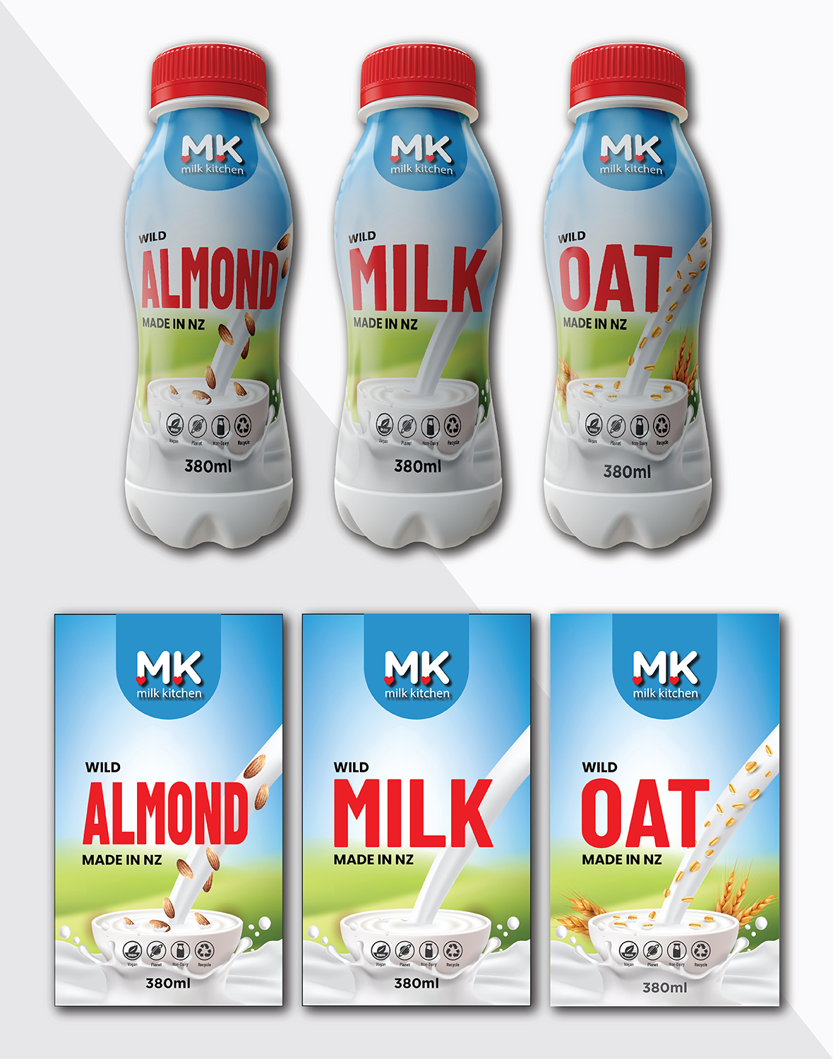Packaging Design by Deziners Zone for Milk Kitchen Limited | Design #26437338