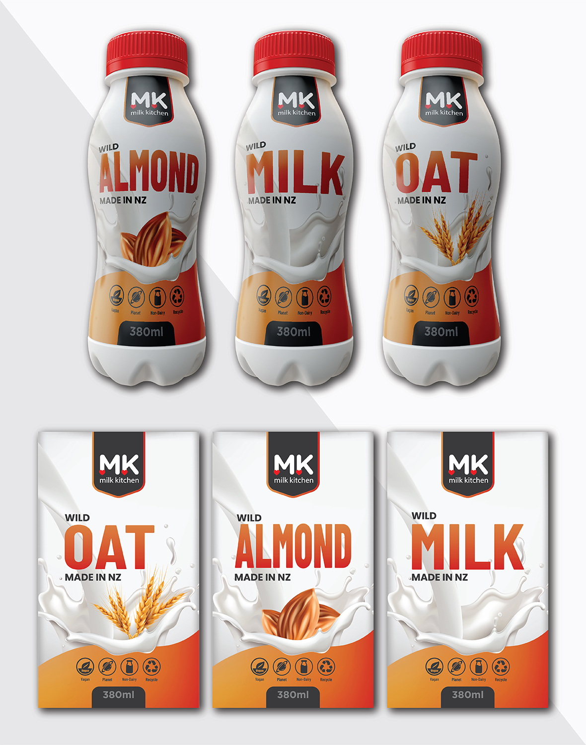 Verpackungs-Design von Deziners Zone für Milk Kitchen Limited | Design #26437339
