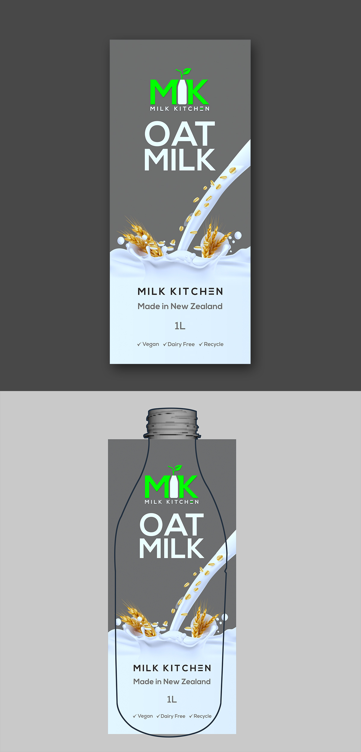 Packaging Design by ecorokerz for Milk Kitchen Limited | Design #26498137