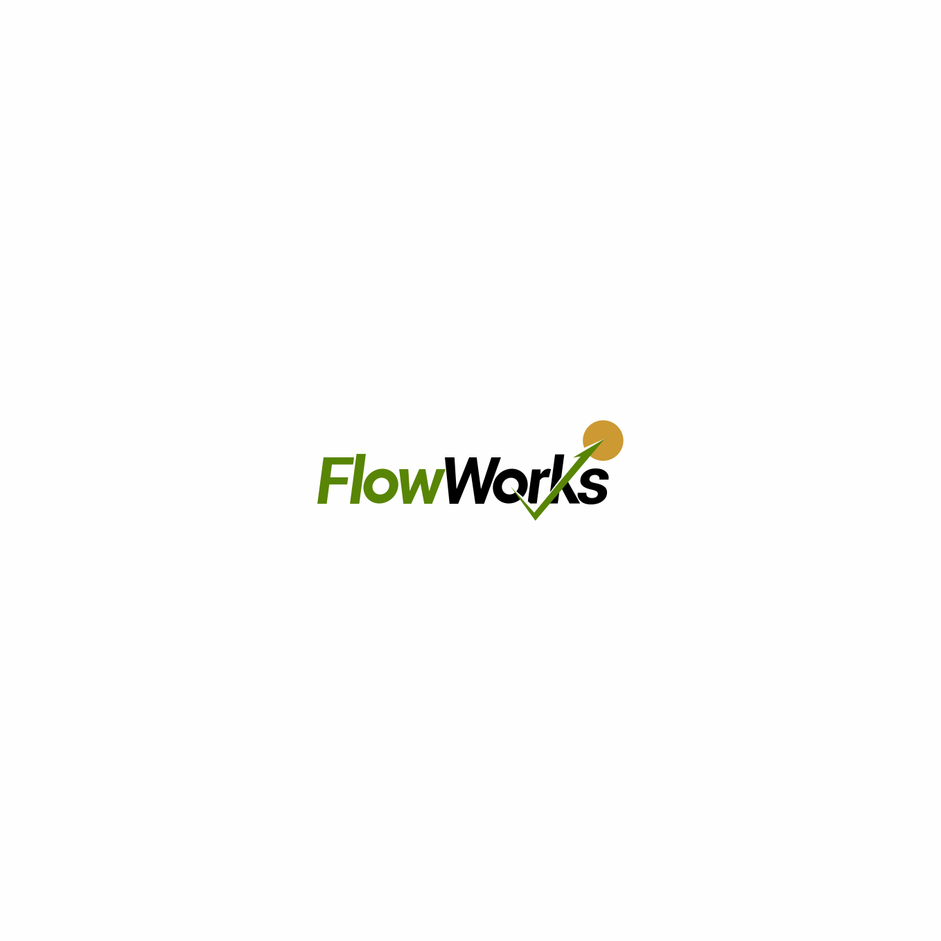 Logo Design by Arham Hidayat for FlowWorks | Design #26453811