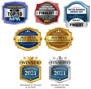 Australia’s most awarded Commercial Finance Brokerage needs an Award strip for email signatures | Graphic Design by icirotrisna