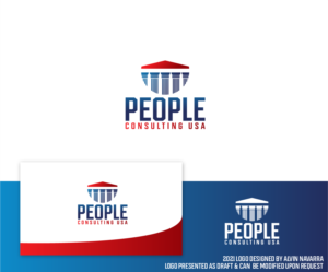 Logo Design by alvinnavarra for People Consulting USA | Design: #26455295