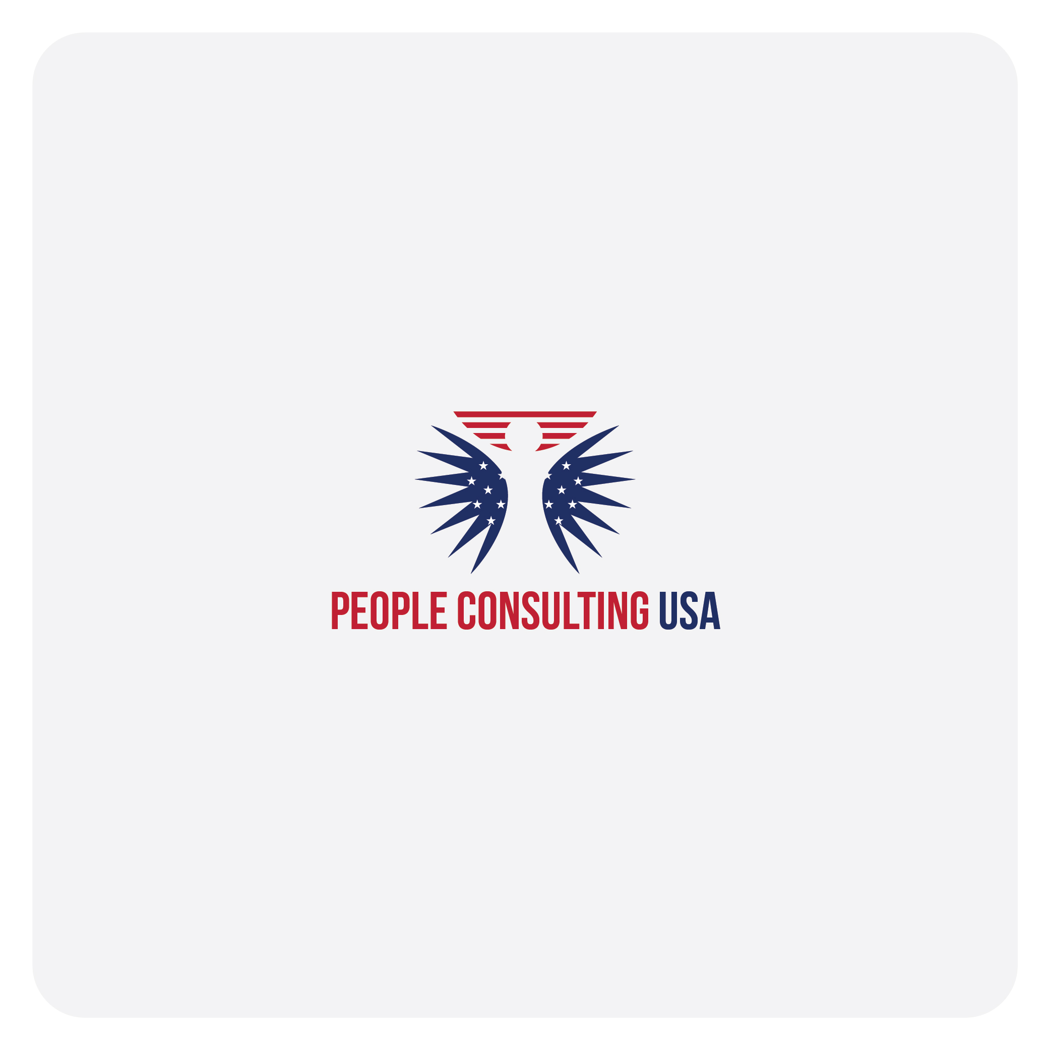 Logo Design by Maxo-Biz for People Consulting USA | Design #26437348