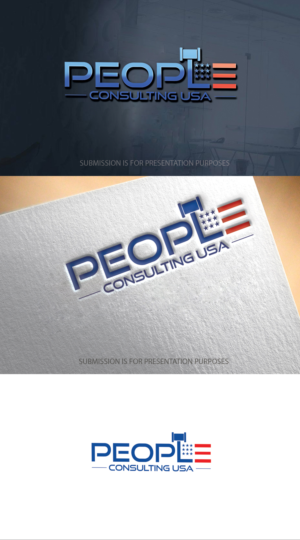Logo Design by graphicevolution for People Consulting USA | Design: #26436151