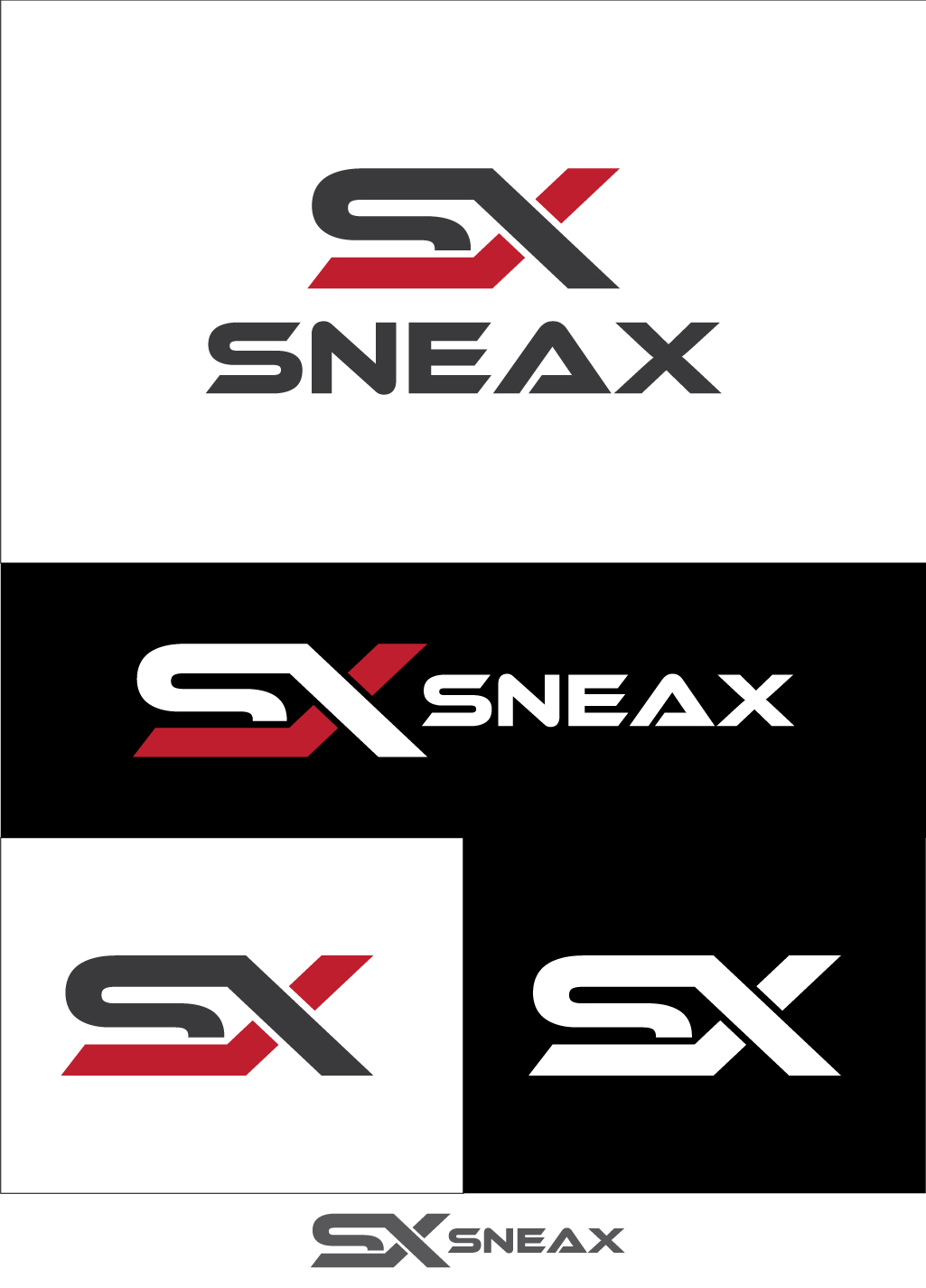 Logo Design by M Habib for sneax | Design #26440075