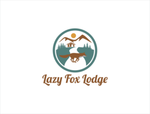Lazy Fox Lodge | Logo Design by BNdesigner
