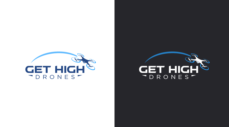 Logo Design by jaime.sp for GET HIgh Drones | Design #26460931