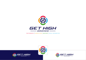 Logo Design by ~idiaz~ for GET HIgh Drones | Design: #26475922
