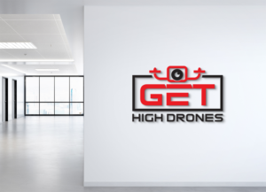 Logo Design by Deziners Zone for GET HIgh Drones | Design: #26447603
