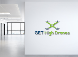 Logo Design by Deziners Zone for GET HIgh Drones | Design: #26447606