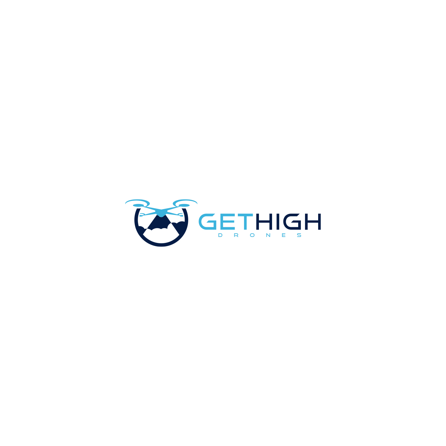 Logo Design by M.CreativeDesigns for GET HIgh Drones | Design #26451352
