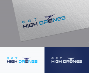 Logo Design by tajbabu06 for GET HIgh Drones | Design: #26450557