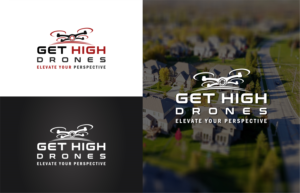 Logo Design by tajbabu06 for GET HIgh Drones | Design: #26455972