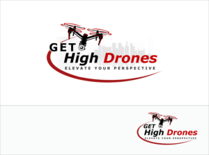 Logo Design by tajbabu06 for GET HIgh Drones | Design: #26461385