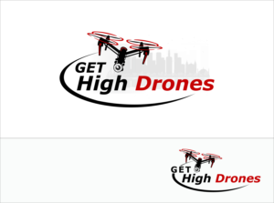 Logo Design by tajbabu06 for GET HIgh Drones | Design: #26461399