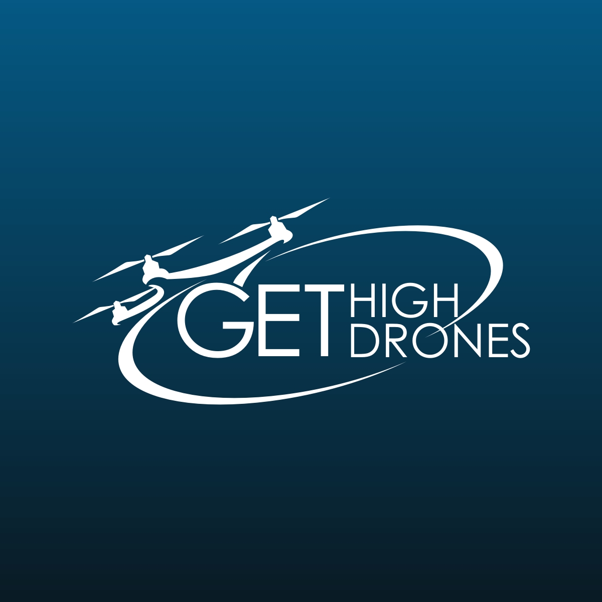 Logo Design by Kreative Fingers for GET HIgh Drones | Design: #26444012