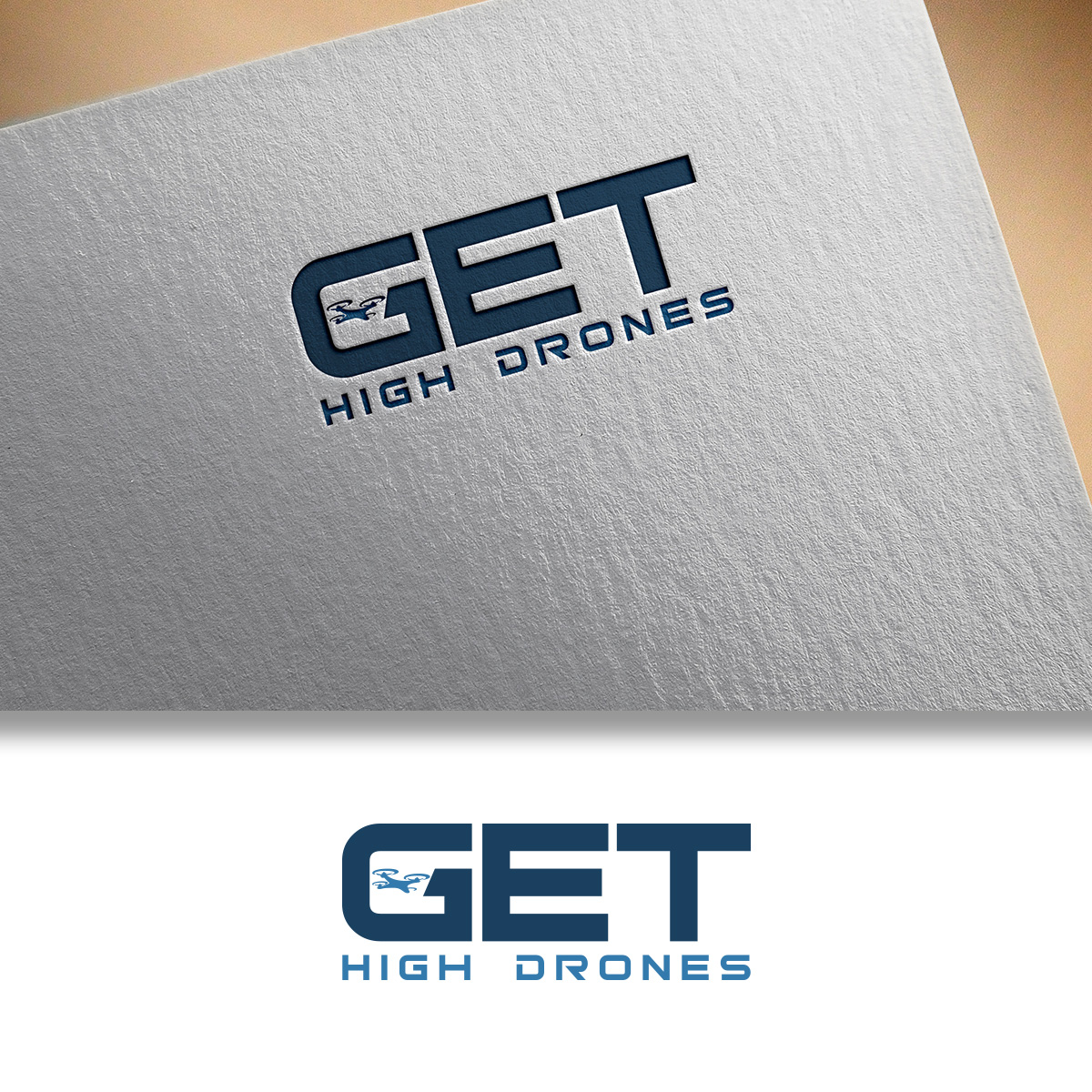 Logo Design by DesignDUO for GET HIgh Drones | Design #26462181