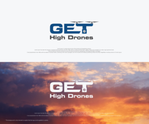 GET High Drones | Logo Design by Hendy April