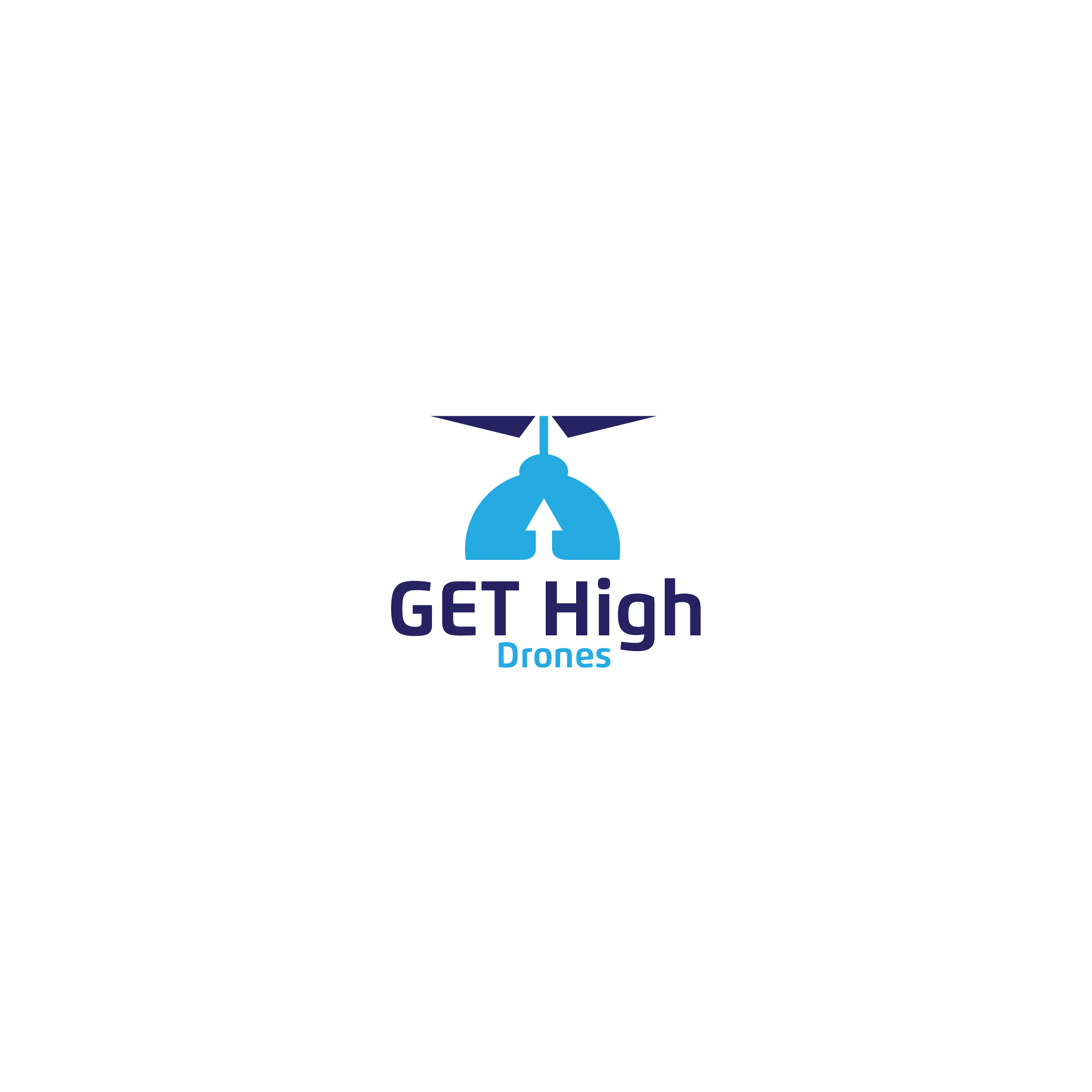 Logo Design by Maxo-Biz for GET HIgh Drones | Design #26443168