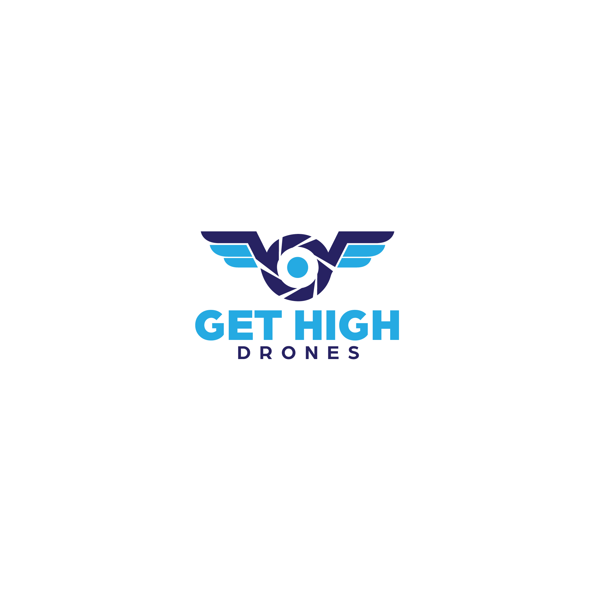 Logo Design by Maxo-Biz for GET HIgh Drones | Design #26443169