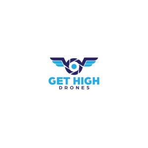 Logo Design by Maxo-Biz for GET HIgh Drones | Design: #26443169
