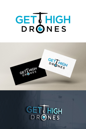 Logo Design by smtpstc for GET HIgh Drones | Design: #26472477