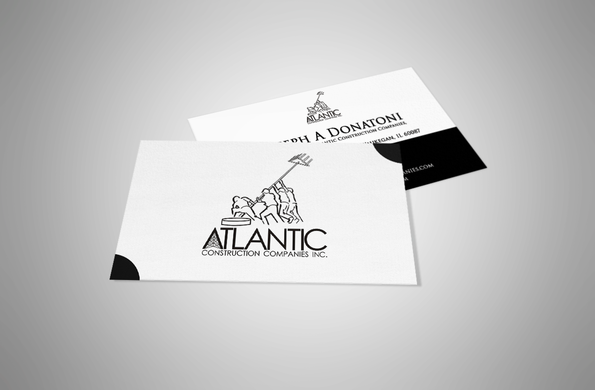 Business Card Design by Attaf Othman for Atlantic Construction Companies, Inc. | Design #3044088