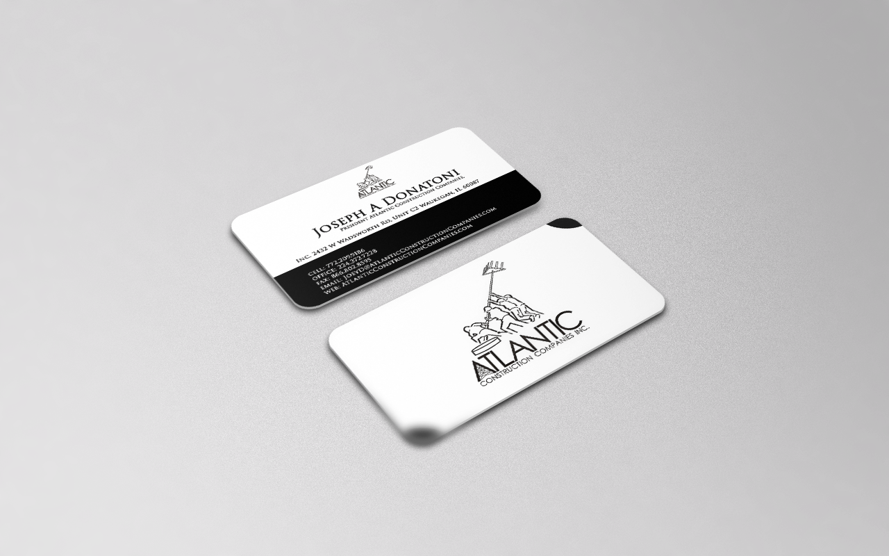 Business Card Design by Attaf Othman for Atlantic Construction Companies, Inc. | Design #3044094
