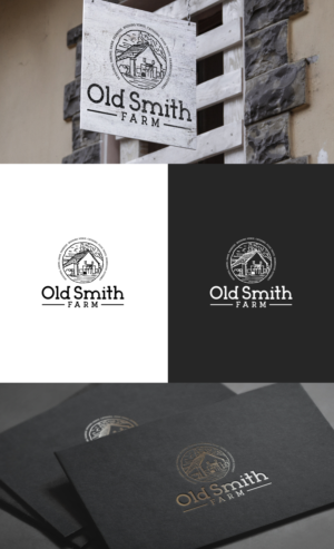 Old Smith Farm and incorporate subsets of the business (Seasonal Dining, The Barn, Milly's Farmside, Wedding Venue, Catering, Food Truck, Farmhouse Gourmet) | Diseño de Logo por GLDesigns