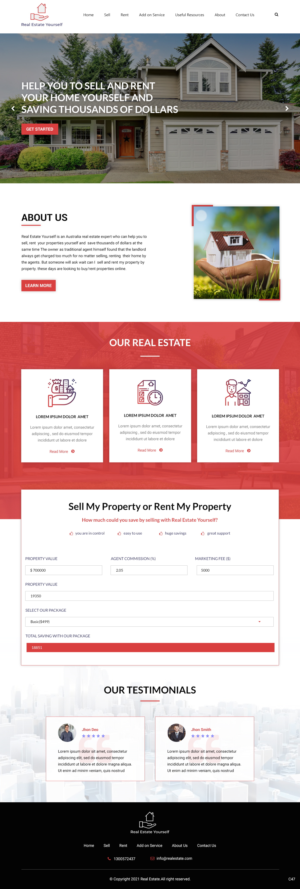 Web Design by pb for this project | Design: #26444236
