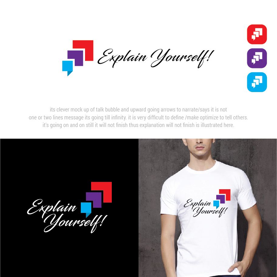 Bold, Playful Logo Design for Explain Yourself! by nandkumar Design