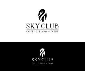 Sky Club Coffee, Food & Wine | Logo-Design von Art Lancer