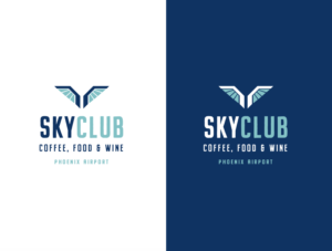 Sky Club Coffee, Food & Wine | Diseño de Logo por wonderland