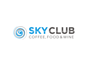 Sky Club Coffee, Food & Wine | Diseño de Logo por R16