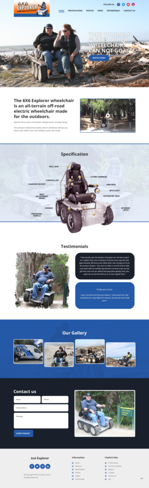 Diseño Web por pb para Fisherman | Diseño: #26458185