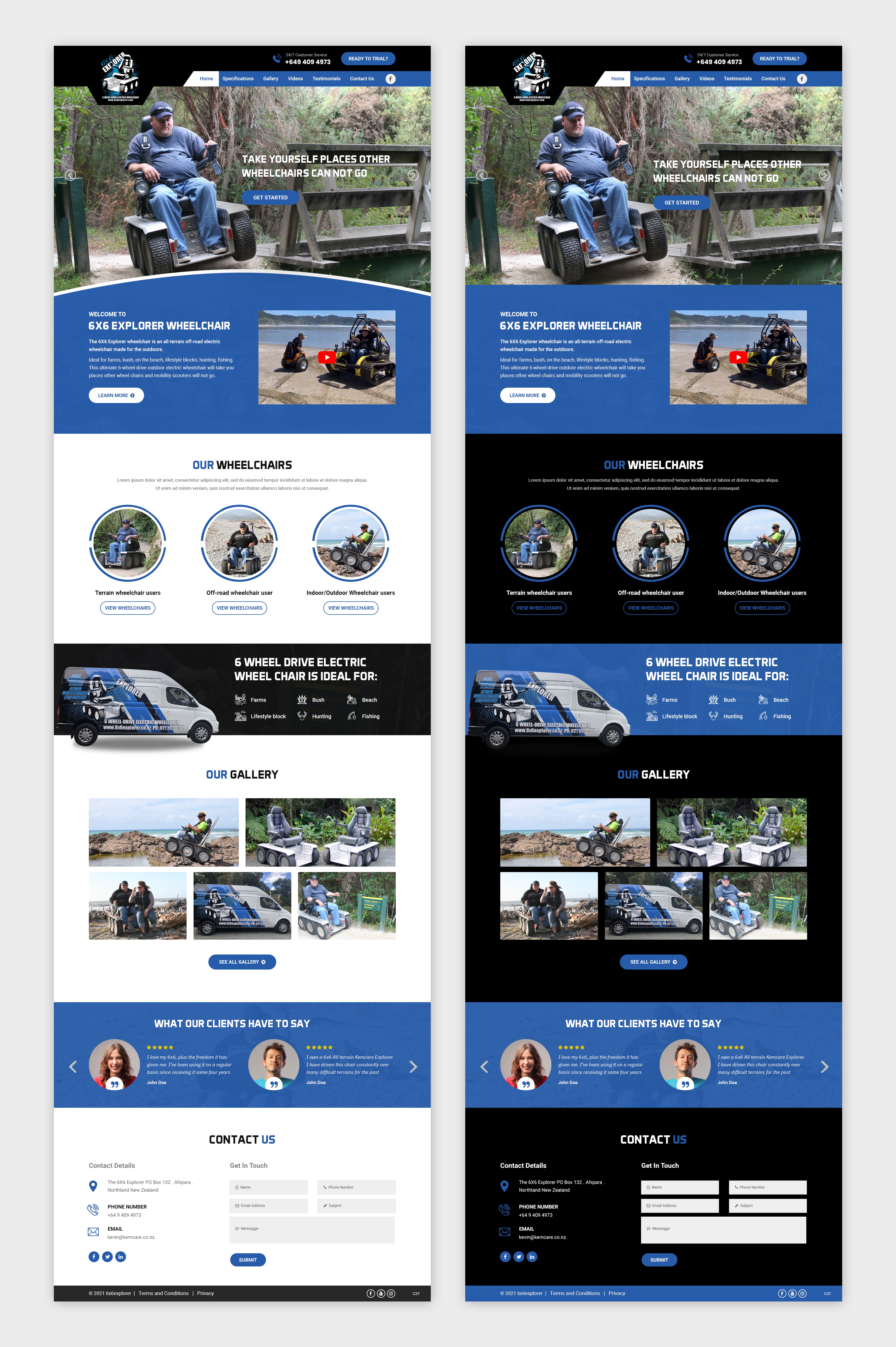 Web Design by pb for Fisherman | Design #26458187