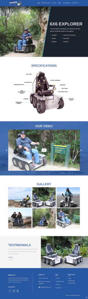 Diseño Web por pb para Fisherman | Diseño: #26458189