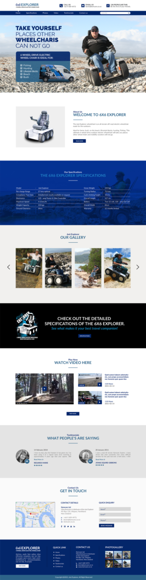 Diseño Web por chandrayaan.creative para Fisherman | Diseño: #26443547