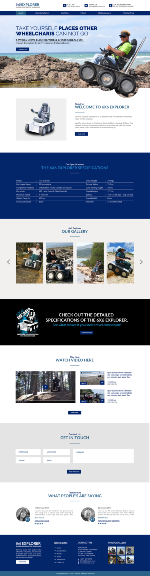 Diseño Web por chandrayaan.creative para Fisherman | Diseño: #26443548