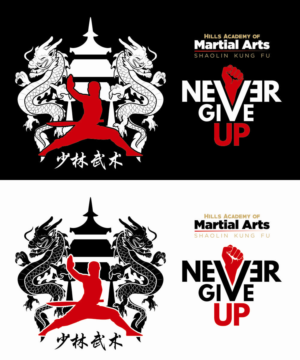 Shaolin Kung Fu Club T Shirt Design