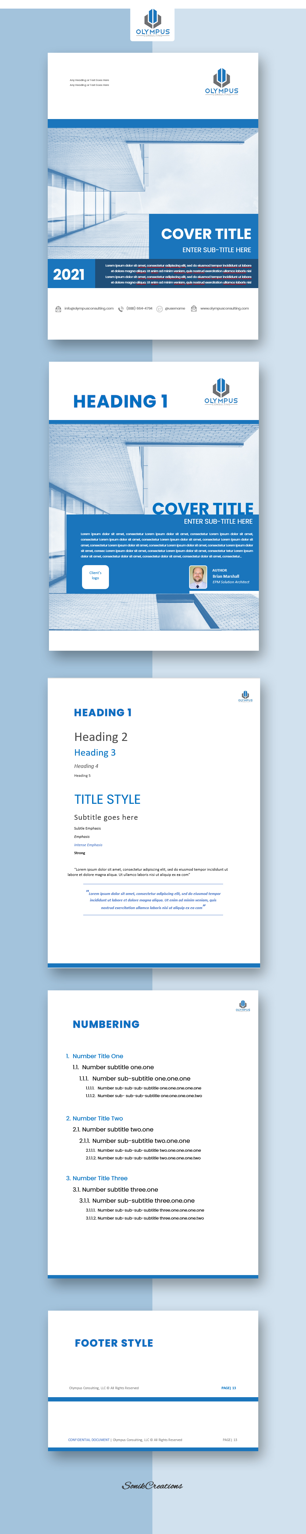 Word Template Design by J. Chaturvedi for this project | Design #26462111
